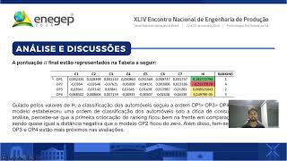 MÉTODO MABAC BASEADO NA LÓGICA FUZZY PARA TOMADA DE DECISÃO MULTICRITÉRIO NA ESCOLHA DE VEÍCULOS ELÉ