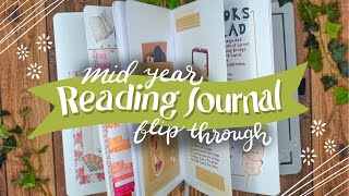 mid year reading journal flip through 📚 2022