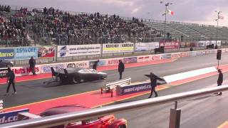 Santa Pod Festival of Power 2013 - Kevin Slyfield incident