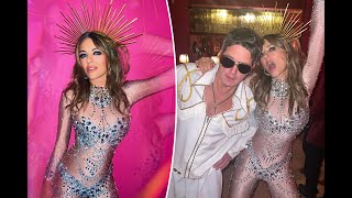 Elizabeth Hurley, 57, wows in nude bedazzled bodysuit on New Year’s Eve