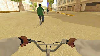 GTA San Andreas First Mission but CJ is wearing a Gopro | First person mod | AR Gaming World