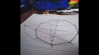 Drawing regular polygon with 9 angles || De La Musique