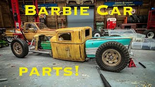 Barbie Helps Make a Rat Rod Truck Bed, Part 1