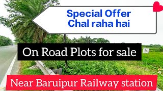 On Road Land/Plot on Sale in Baruipur Kolkata Rs700 Sqft...#landforsale #plotforsale