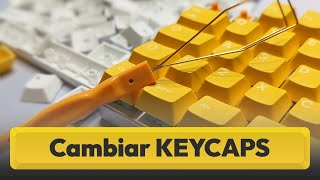 Cómo cambiar los keycaps al teclado mecánico