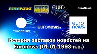 Euronews - эволюция заставок новостей (01.01.1993-н.в.)