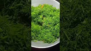 How To Make Dill Leaves Recipe #shorts #shortsvideo #viralvideo #ytshorts #youtubeshorts