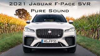 2021 Jaguar F-Pace SVR: Pure 5.0 Supercharged V8 Exhaust Sound