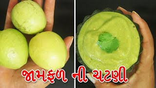 જામફળ ની ચટણી - Jaamfal Ni Chatni Banavani Rit | अमरूद की चटनी - Amrud Ki Chutney Kese Banaye