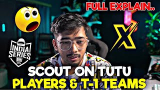 SCOUT EXPLAIN TUTU IN T-1 TEAMS AFTER LOCKDOWN😳 TEAM X SPARK ⚡