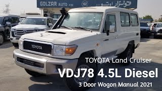 Toyota Land Cruiser 2021 VDJ78 4.5 Deisel 3Door Manual Transmission