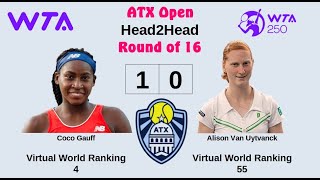 ATX Open 2023 | Coco Gauff vs Alison Van Uytvanck | Round of 16 | AO Tennis 2