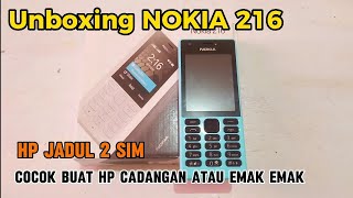 NOKIA 216 2 SIM JADUL TAPI MODERN ISINYA