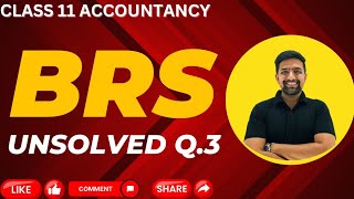 Bank Reconciliation Statement Q.3 | BRS PART 4 #maharashtrastateboard  #hsccommerce