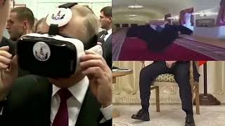 Putin watching Wide Putin in VR.