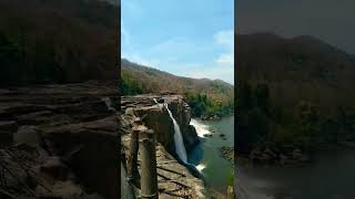 Athirappilly waterfall cliff top view അതിരപ്പിള്ളി #athirappilly #chalakkudy #kerala #shorts