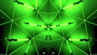 Green Party Night Disco Lights Screen