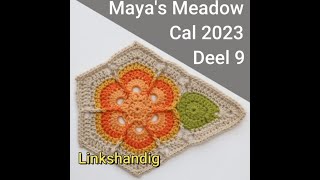 Mike's Creatieve Wereld | Maya's Meadow Cal | Deel 9 LINKSHANDIG Kleine motieven met 1 blad