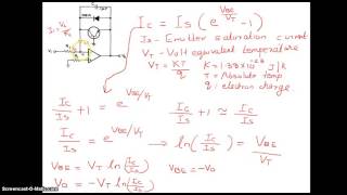 Unit 3 Video4 Log Amplifier