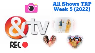 &TV ALL SHOWS TRP - WEEK 5 (2022) • BARC TRP OF ALL INDIAN SERIALS , 😍😍👍👍