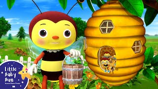 Honey Bees | Nursery Rhymes and Kids Songs | Little Baby Bum | Animals for Kids