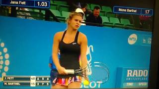 Jana Fett vs Mona Barthel 2-1 2017 12.06 aegon Nottingham UK