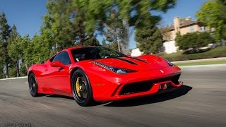 Ferrari 458 Speciale Drive-By & Take-Off!