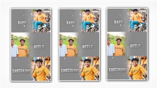 Friendship Video Editing in mivi app telugu|| best editing app mivi app||