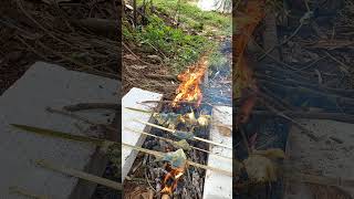 Ikan Mas Bakar 😘 #asmr #ikan #ikanmas #api #makan