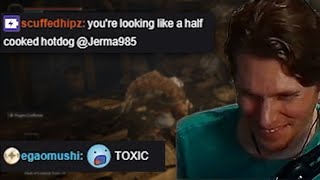 Jerma why do you look like a "half-cooked hotdog"