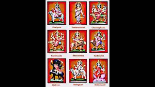 9 avatars of goddess durga🌼❤️