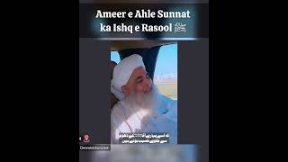 Ameer e Ahle Sunnat ka Ishq e Rasool ﷺ #khofekhuda #maulanailyasqadri #umrah #status #safremadinah