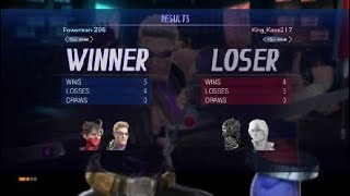 MARVEL VS CAPCOM INFINITE Strider Hiryu & Hawkeye(Me) Vs Venom & Dante(King_Kaos217)