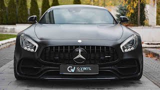 CEA MAI POPULARA CULOARE?! Mercedes GT Amg Wrapped in Satin Black