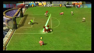 Super Mario Strikers Mushroom Cup On Legend/Very Hard With Mario Power Ups On Super Strike On