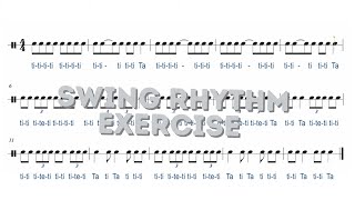 Swing Rhythm Exercise #musiclessons