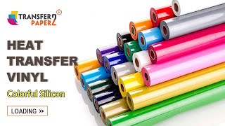 Colorful Silicon Heat Transfer Vinyl from Transfer2Paper