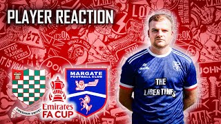 PLAYER REACTION: FA CUP#3 - Chesham United FC (A) - 30th September 2023