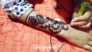 Beautiful mehndi design back hand design😍👌 #mehndidesign #newstylishmehndi #2024mehndidesign