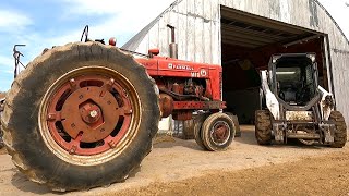 The Old Farmall Tractor Needs a Jump Start and The Bobcat Is Getting Some Upgrades!