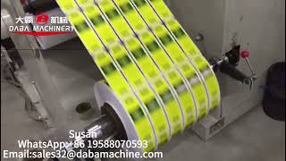 7 Color Stack Flexo Printing Machine For Teabag Printing in Customer Factory