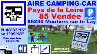 85 Aire CC "Moutiers-sur-le-Lay" hello!camping-car