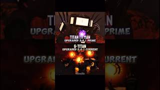 G-titan vs Titan TV Man (prime) | G-toilet 5.0 vs Titan TV Man 2.5 #skibiditoilet #titans #vs #edit