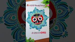 ⭕️‼️⭕️ Jagannath ji Mandala Art ✨️🥀|| Rath yatra special drawing || #shorts #jagannath