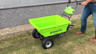 Greenworks accu kruiwagen G40GC