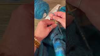 Sweater sleeve knitting #sweaterknitting #knitting