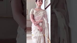 Alia Bhatt wedding saree closer look ❤️ ❤️| Alia Bhatt national award look #aliabhatt #bollywood