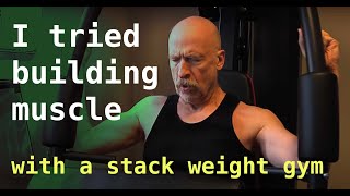 Can you BUILD MUSCLE on a stack Marcy Home Gym?