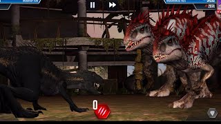 INDORAPTOR VS INDOMINUS REX - NO VIP NO HACK - JURASSIC WORLD THE GAME #45