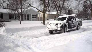 Chicago Snow day 02.02.11 Nissan Frontier PRO-4X FTW :)